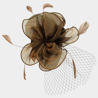 Triple Crown Fascinator (Brown)