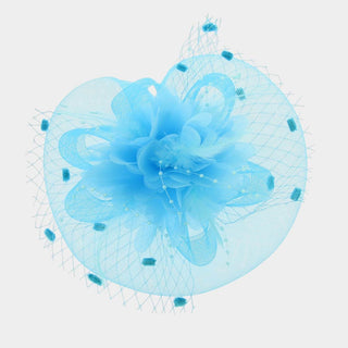 Hit Show Fascinator (Aqua)
