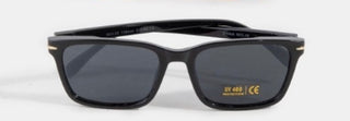 Solana Metallic Square Sunglasses