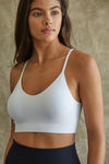 Carla Padded Seamless Brami (White)
